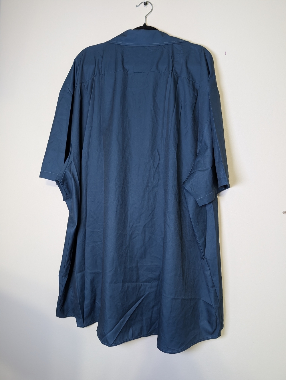 Hardaddy 4XL Bowling Shirt Blue White Retro Resort Sopranos Vibe - Picture 4 of 6